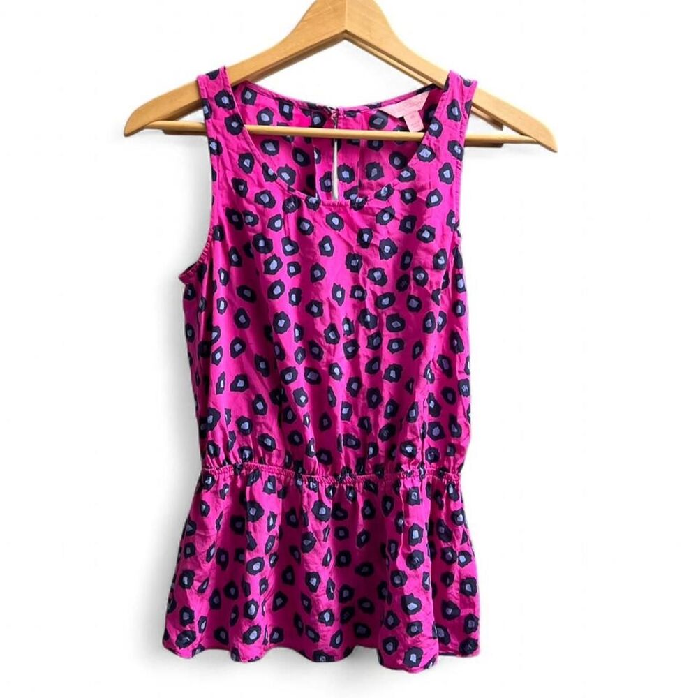 Lilly-pulitzer Women's Pink and Purple Tank Top